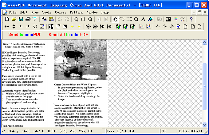 mini Document Imaging (Scan and Edit Documents)